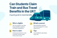 Can Students Claim Train and Bus Travel Benefits in the UK?